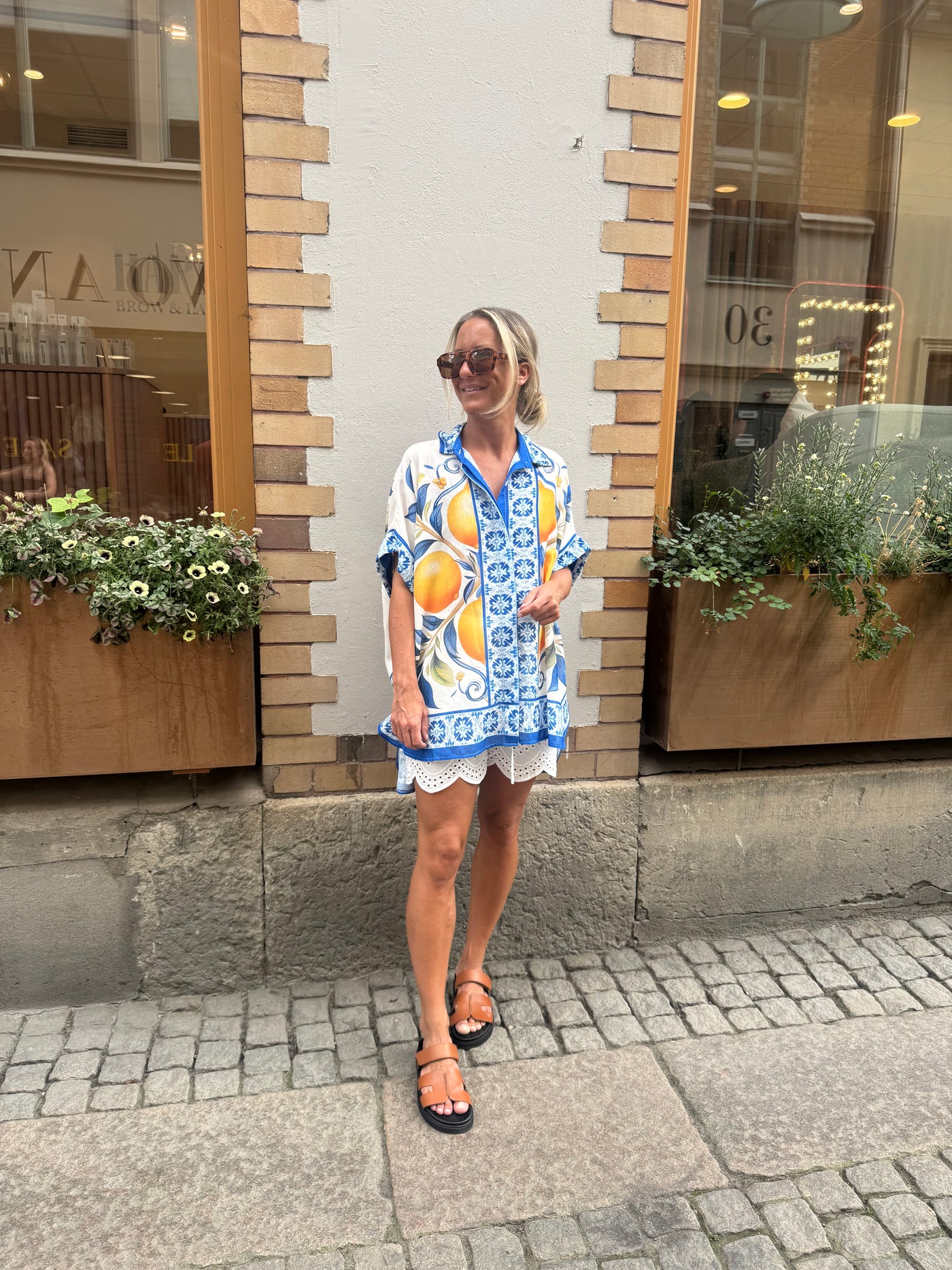 Lemon blouse blue