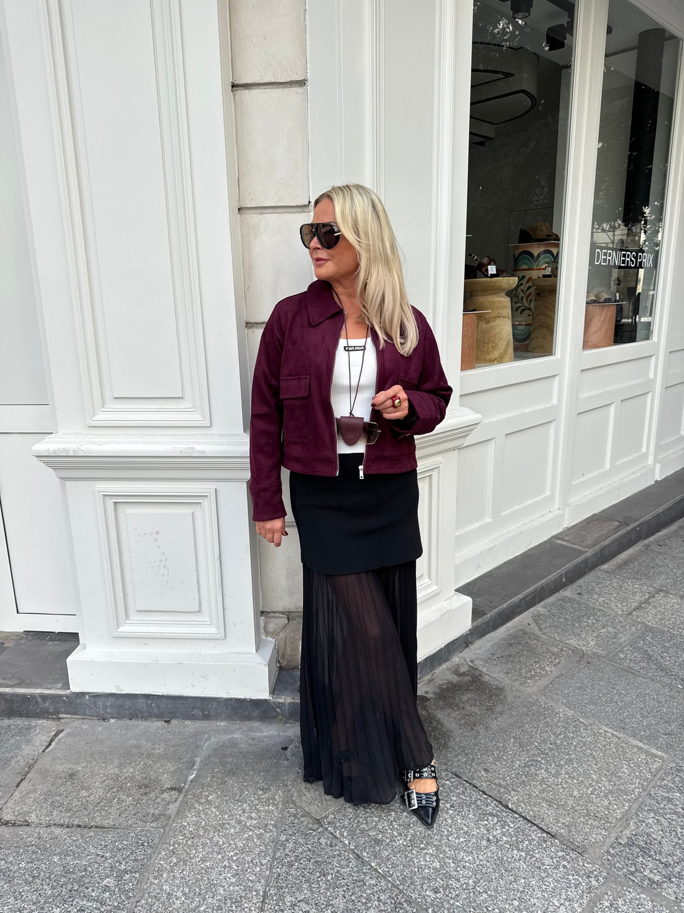 Sandro  jacket Bordeaux 25019