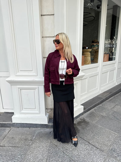 Sandro  jacket Bordeaux 25019