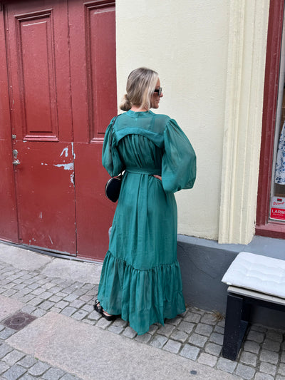 Sophie Dress Smaragdgrön