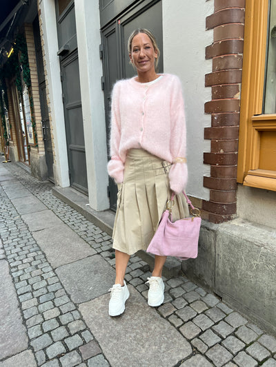 ANNA SKIRT PLISSE beige - YE1SK211