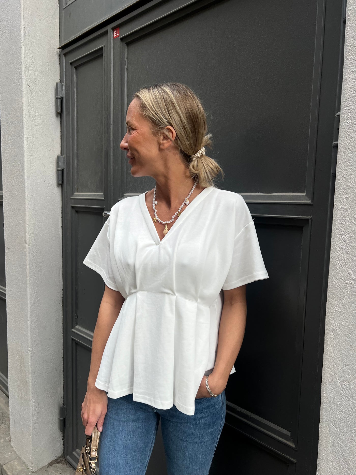 Dolly topp vit