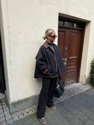 Drole trench Black