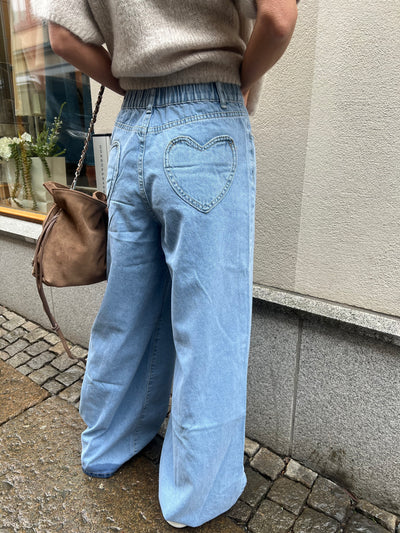 Heart denim