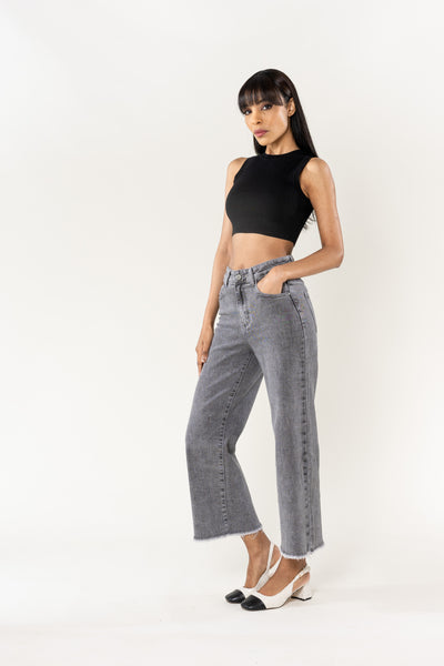 Charlotte Cropt jeans grey