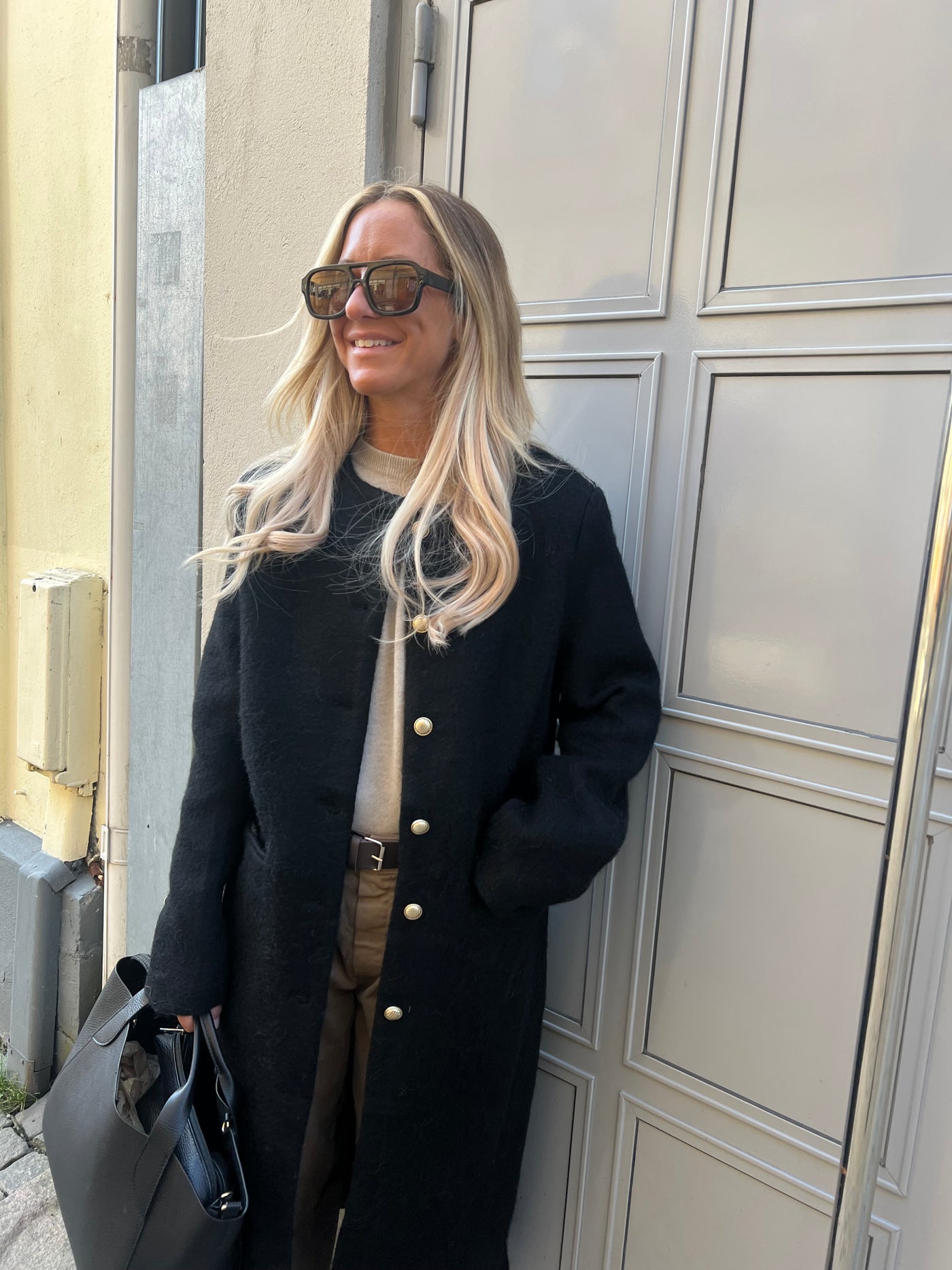 Jackie coat black