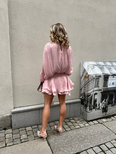 Amanda dress - ljusrosa åter 12/5