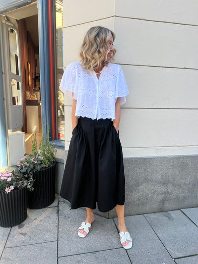 Sandro blouse white lace