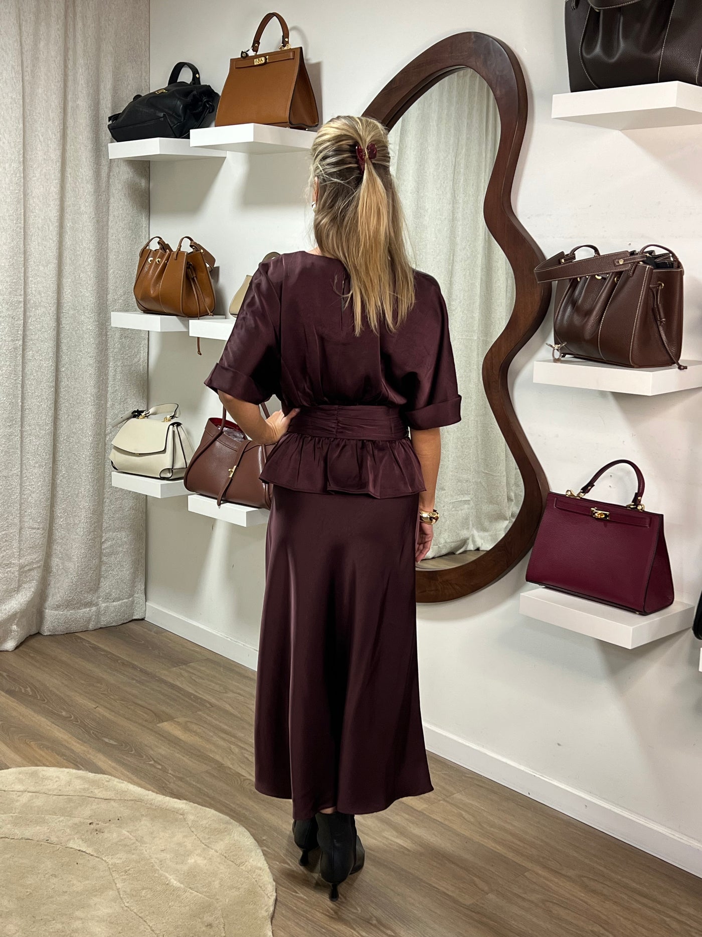 Annegret Heavy Sateen blouse