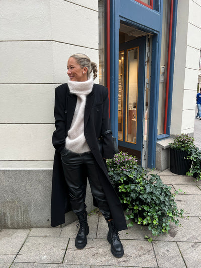 C Long Coat Black - SC324 LEVERANS 7 DGR