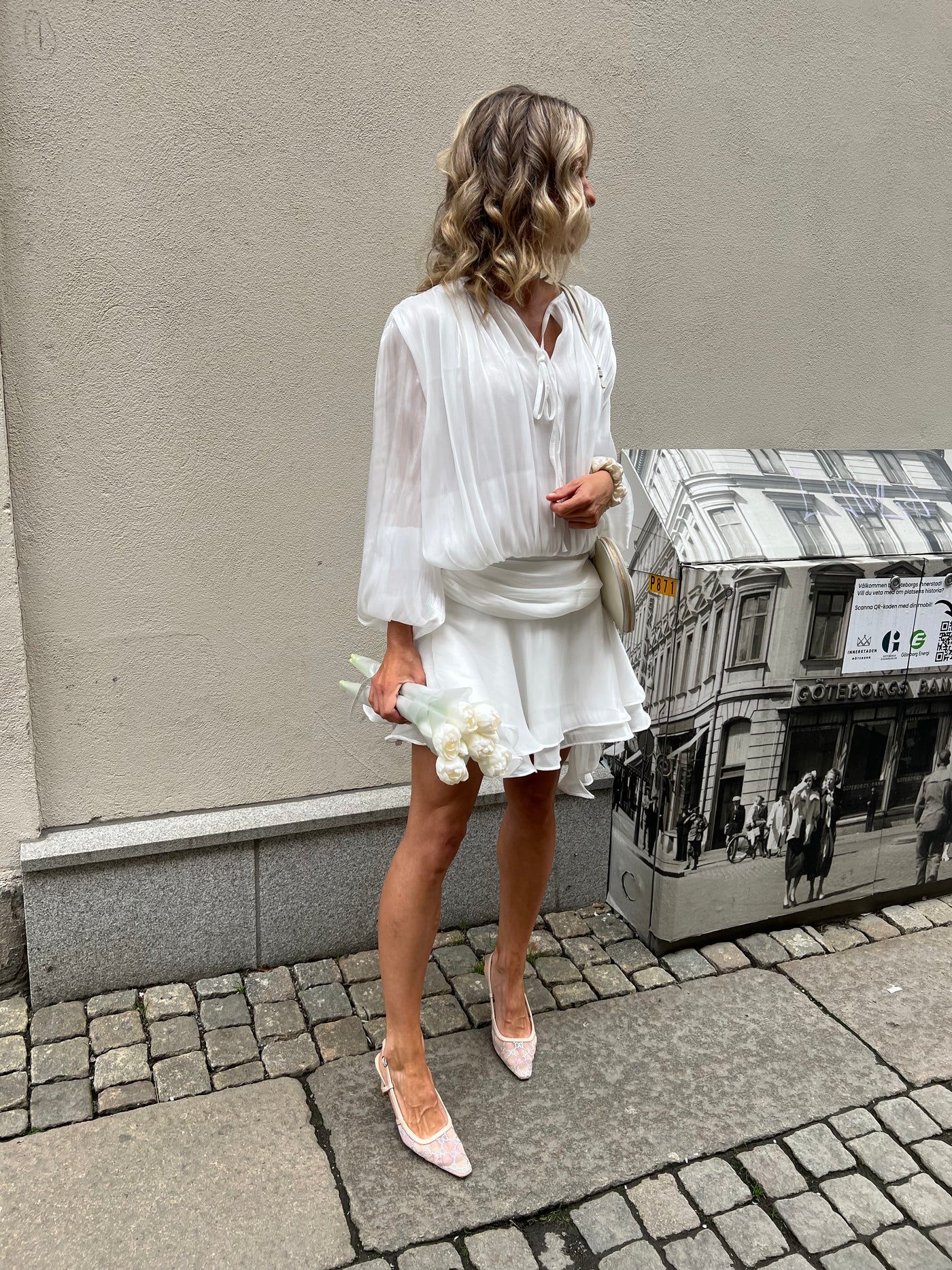 Amanda dress white