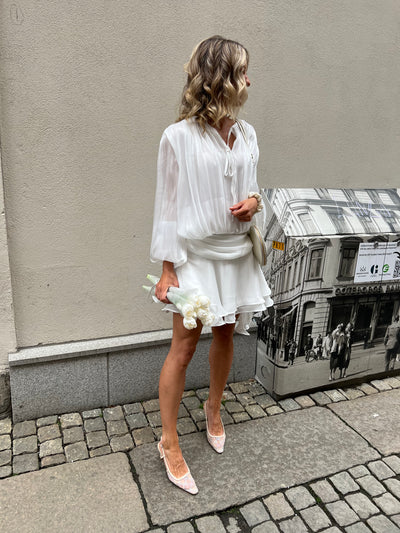 Amanda dress white