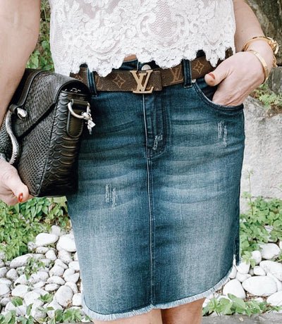 Twoangels denim skirt