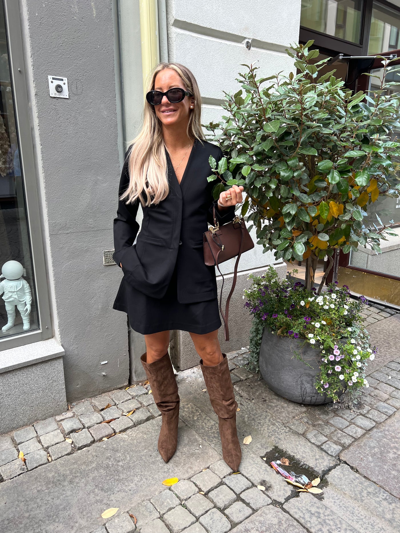 Macy high new brown suede boots