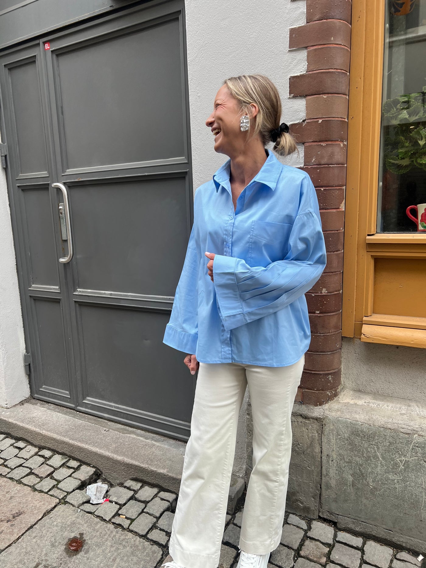 Cassie shirt ljusblå -05069