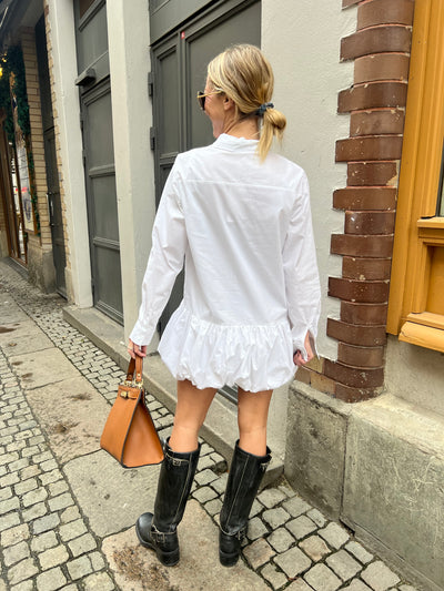 MIN MIN DRESS WHITE