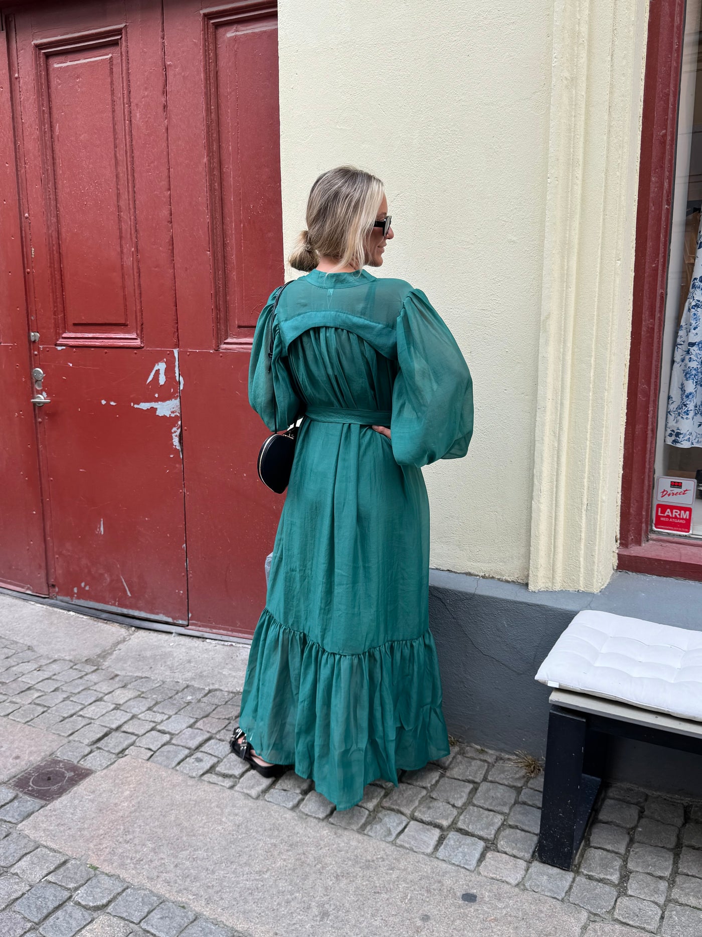 Sophie Dress Smaragdgrön