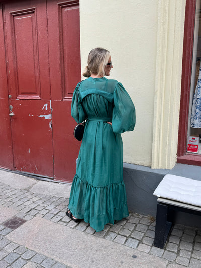 Sophie Dress Smaragdgrön