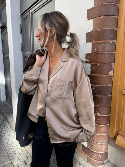 Look blouse nougat
