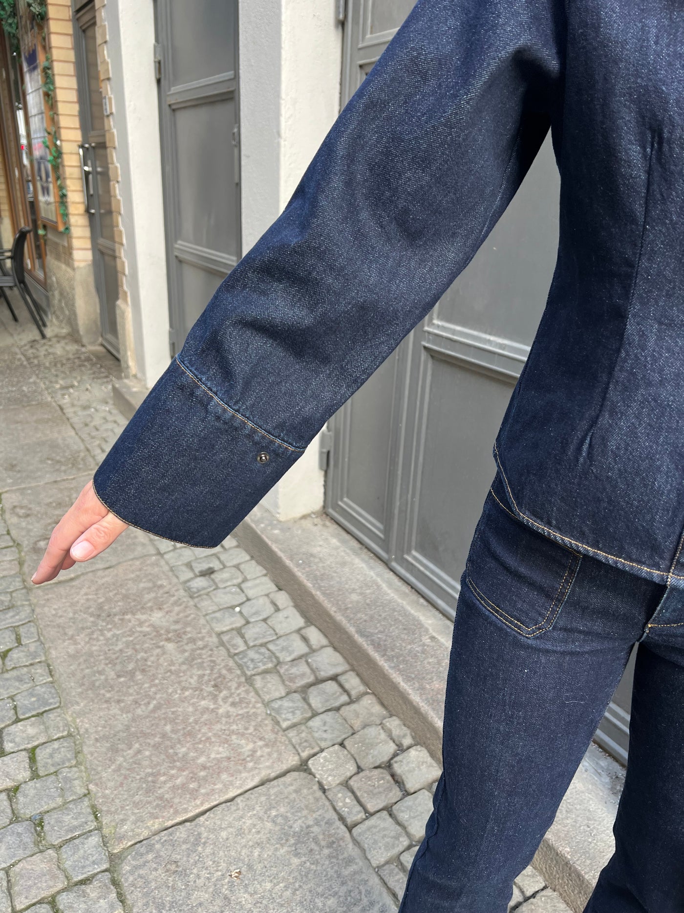 ROSA DENIM SHIRT dark denim