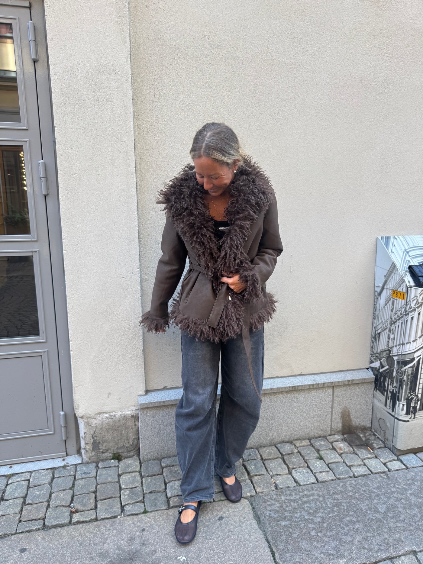 Fabienne FuxFur Brown VÄNDBAR leverans 7 dagar