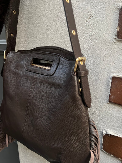 Zia Fringe bag brown