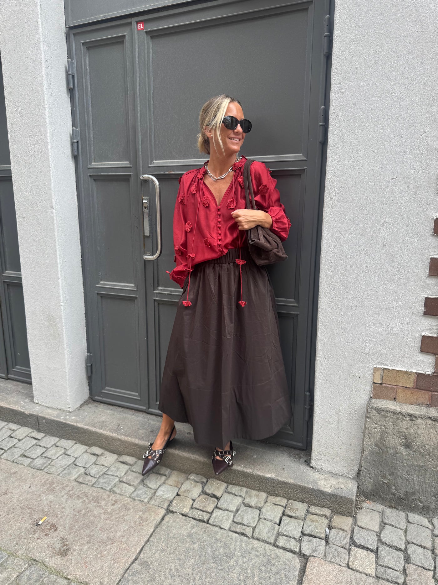 Boho new Blouse Red