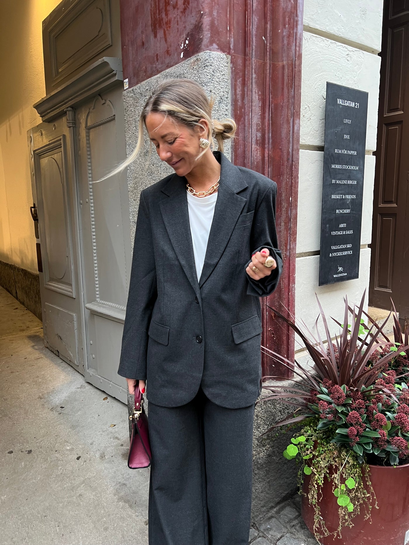 Penn&ink grå kavaj 1668LTD