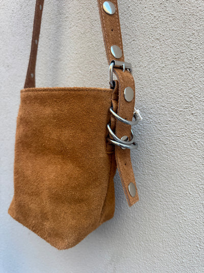 Rock bag Suede Camel