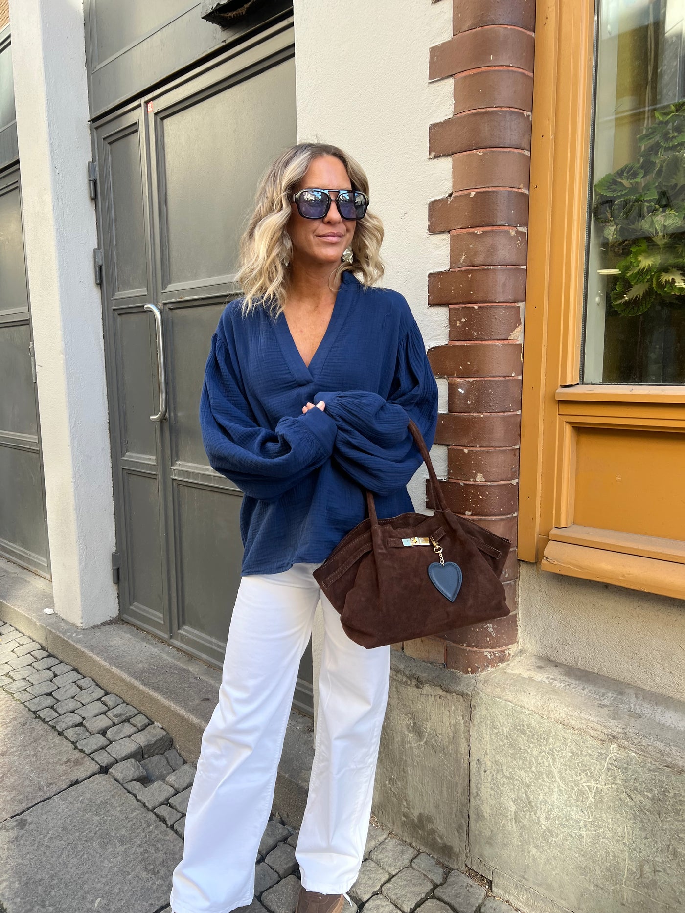 A kjaerbede solglasögon - Kaya Demi /blue lens