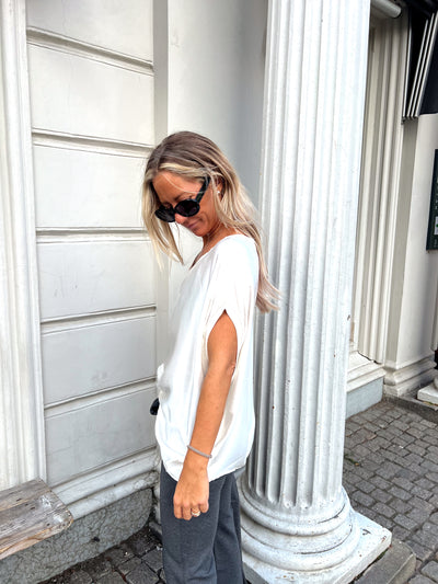 ANDY SILK BLOUSE OFFWHITE