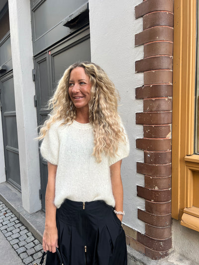 Bambi stickad topp offwhite