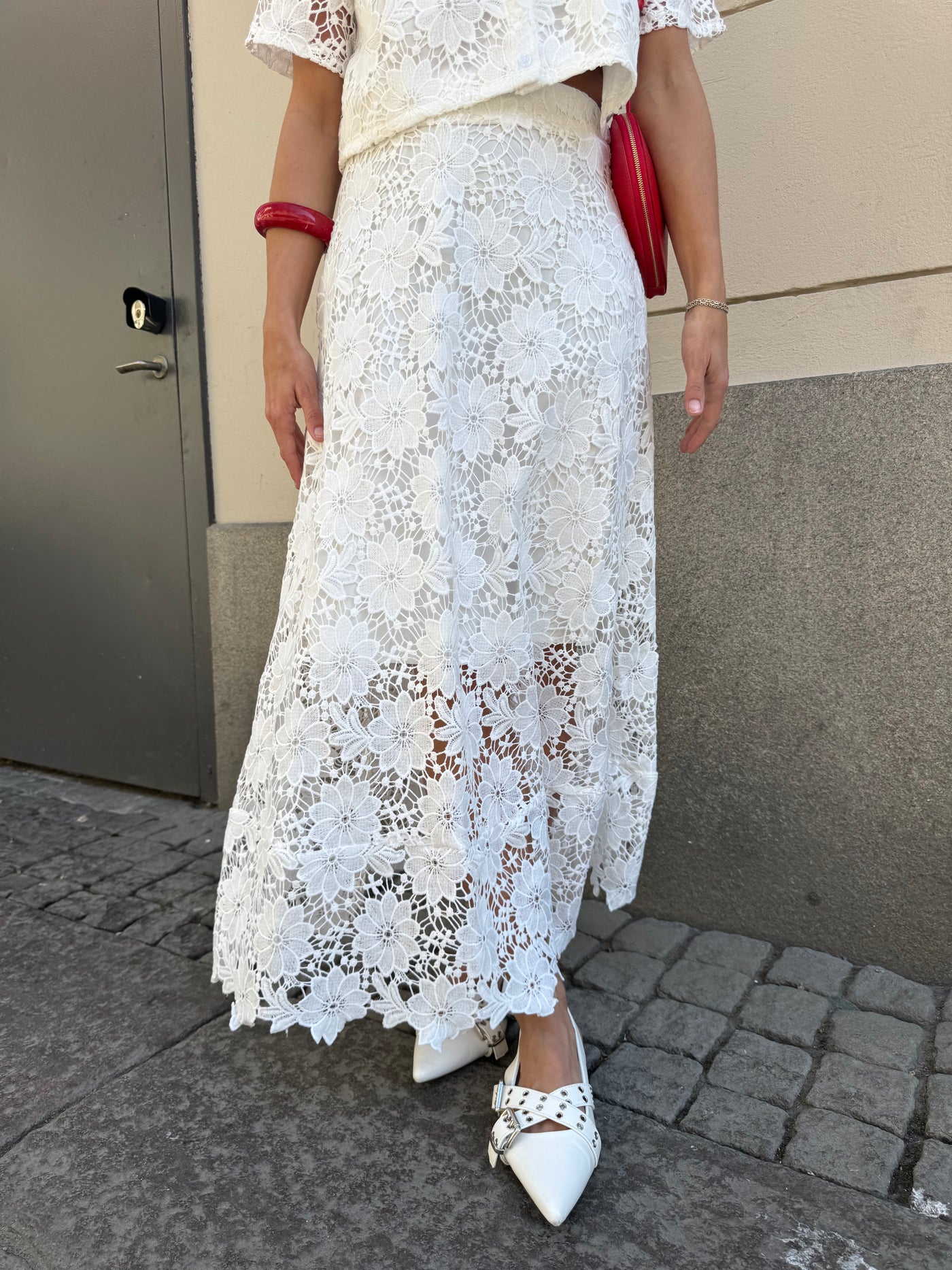 Lace Skirt Mimmi Vit