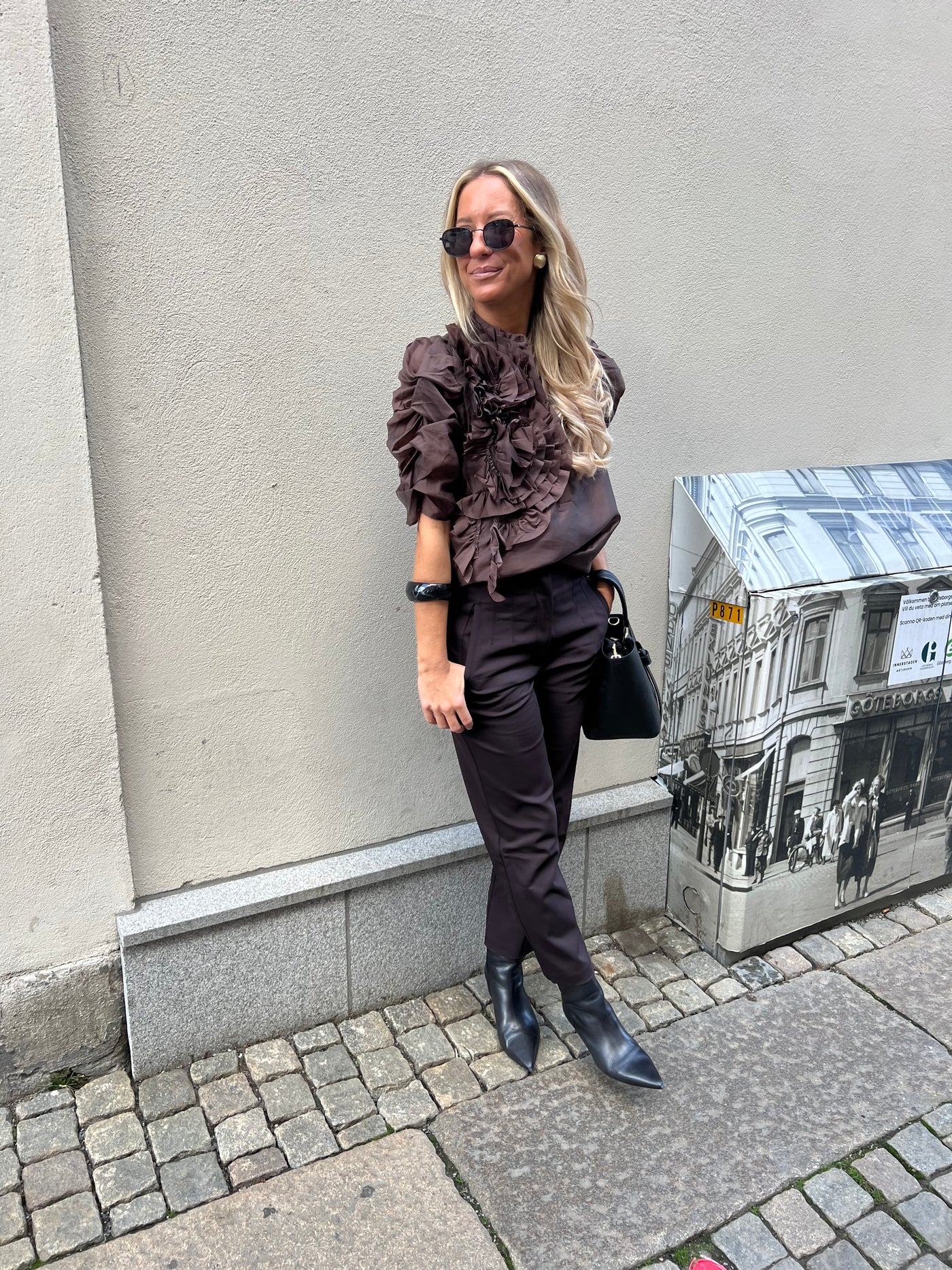 AnnsofiGO blouse brun