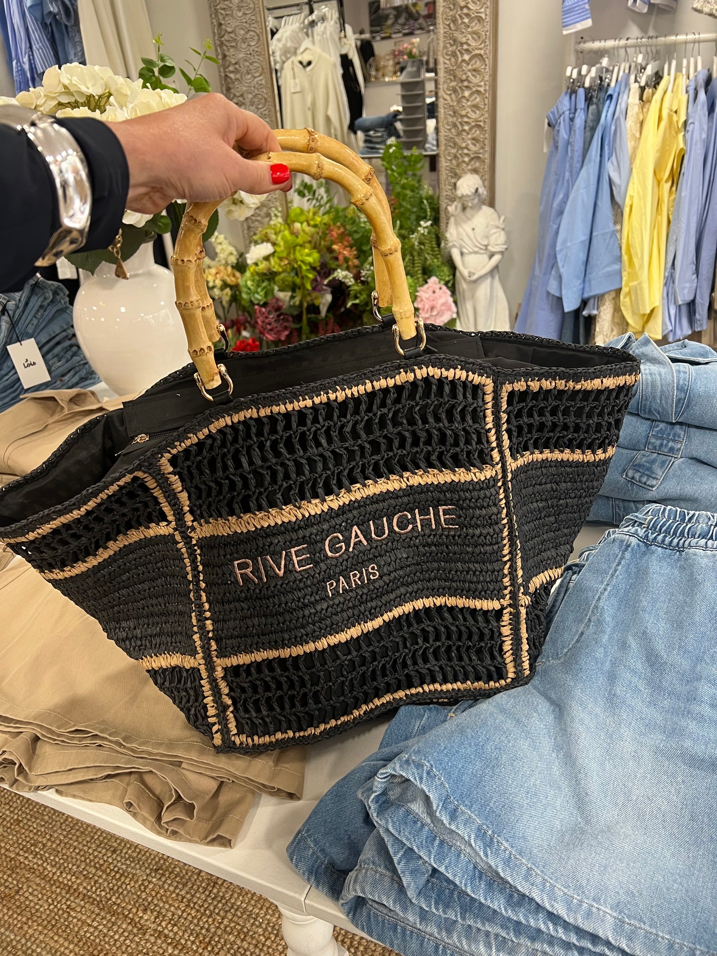 RIVE GAUCHE VÄSKA SVART
