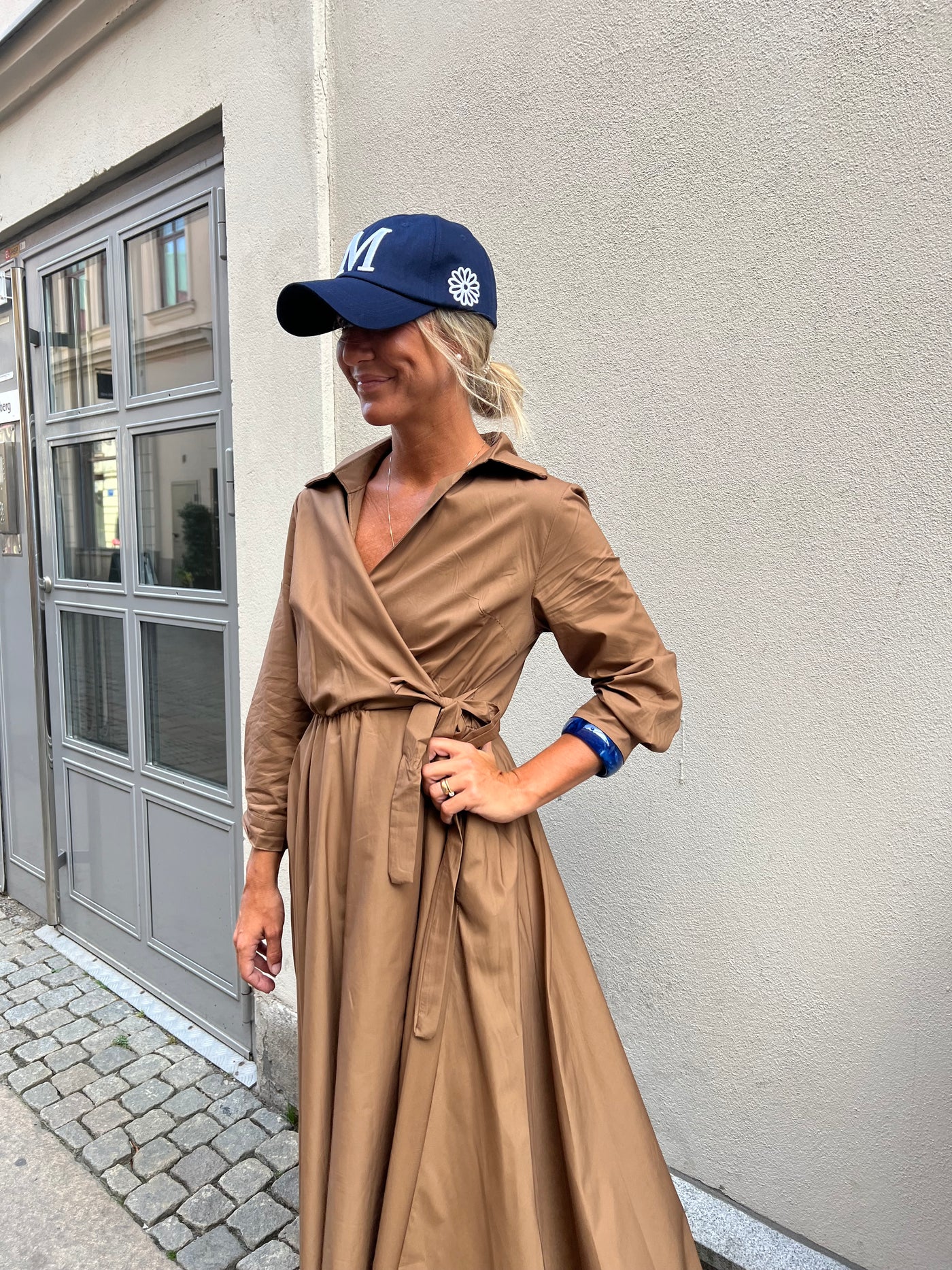 Robe dress camel - 12186U