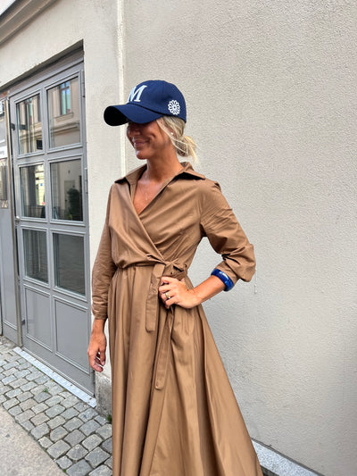 Robe dress camel - 12186U