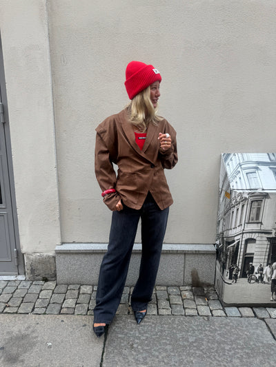 Bomber mocka blazer