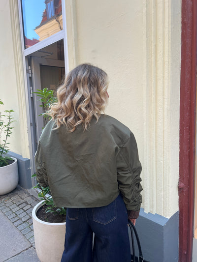 Patch jacket Armegrön v 10161