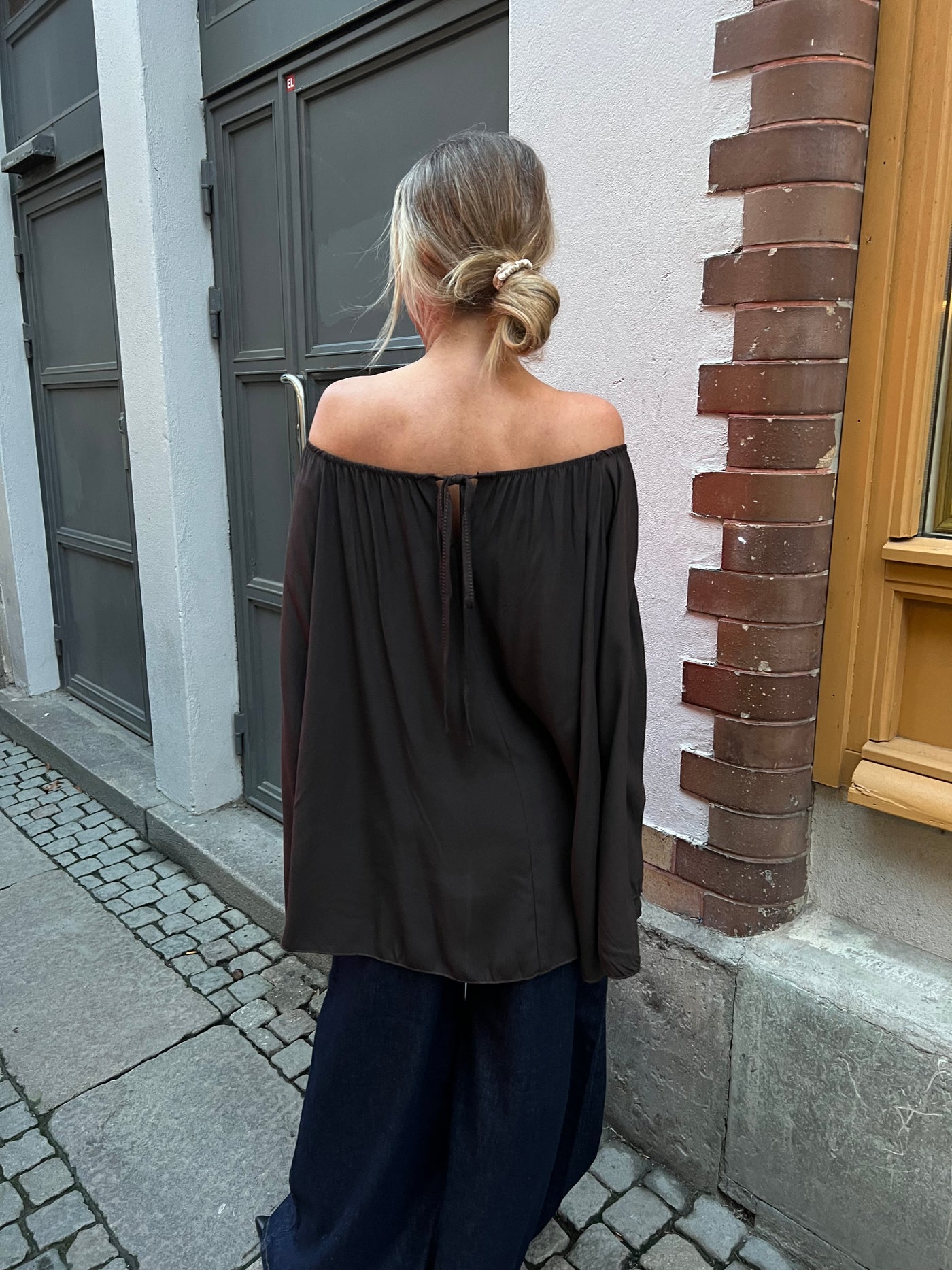 BROWNIE CAPE BLUS BRUN