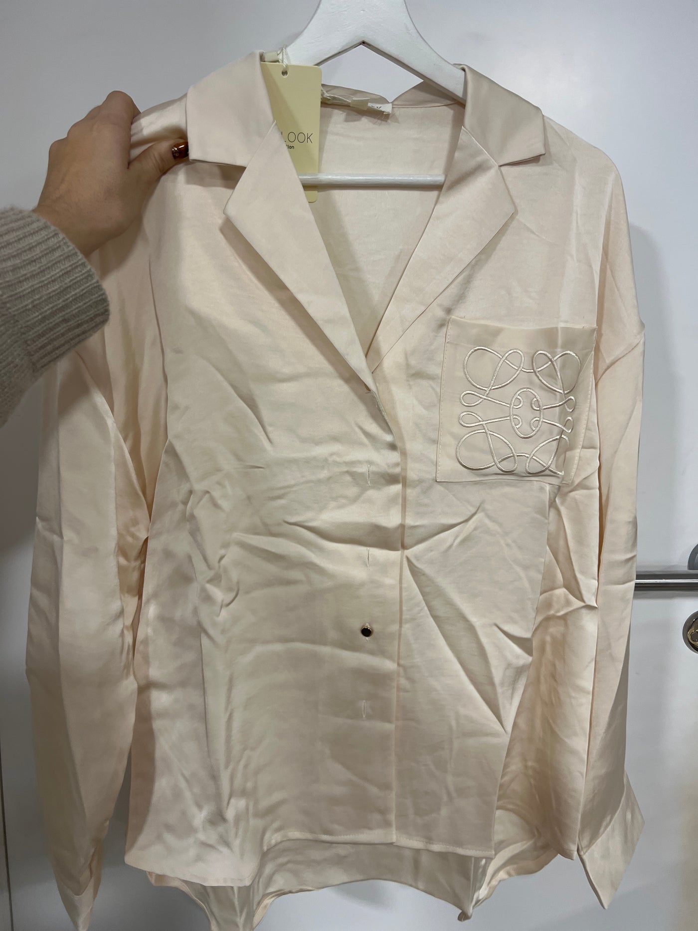 Look blouse champagne