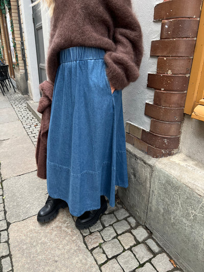 Yara denim skirt