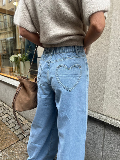 Heart denim