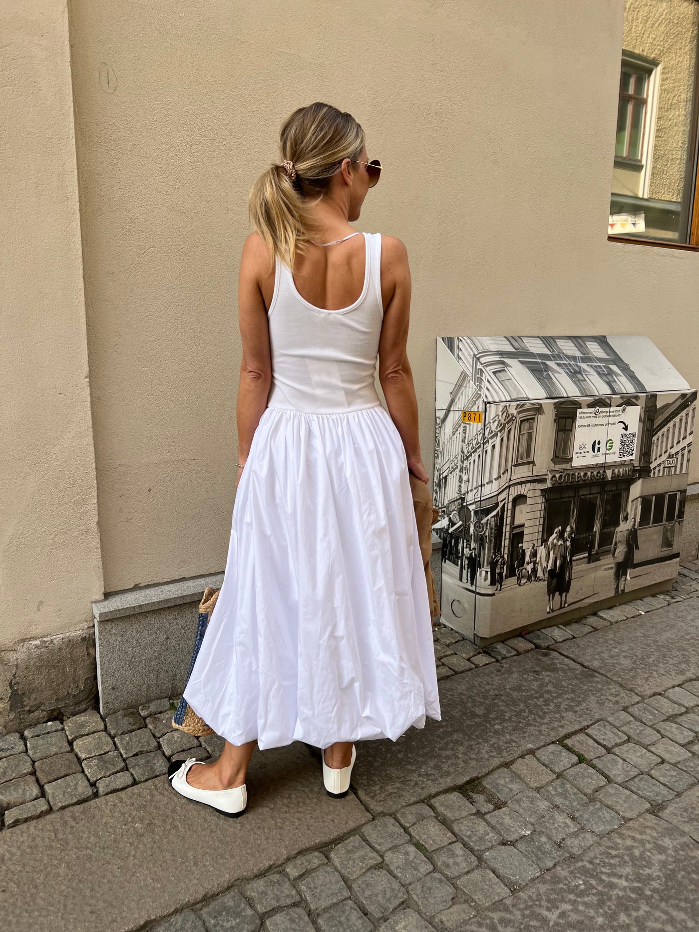 CMSIV-DRESS LONG DRESS -BRIGHT WHITE