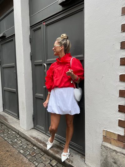 ANGELIAGO BLOUSE -RED