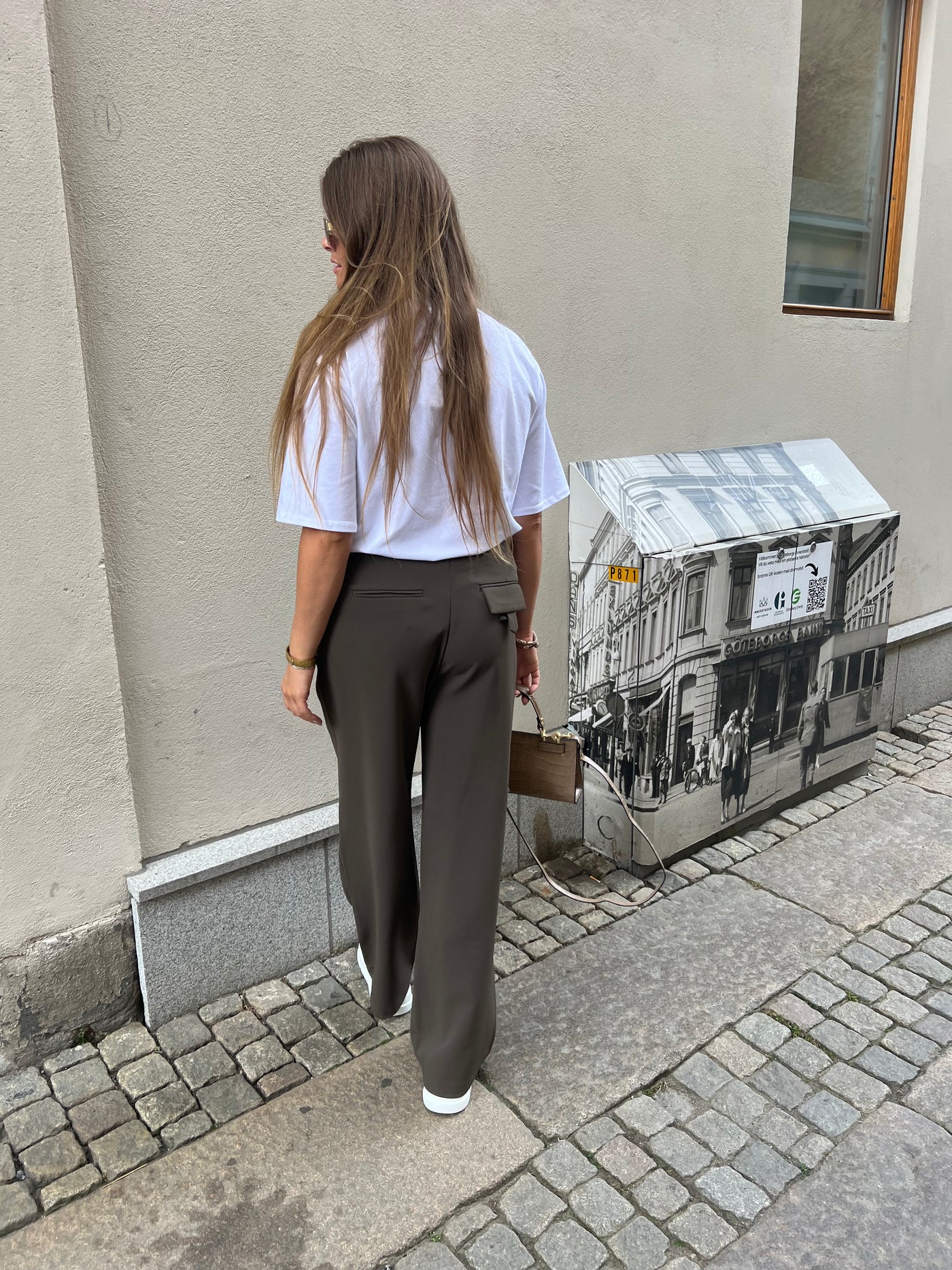 GOSSIA Kostymbyxa cloe go pants coffe