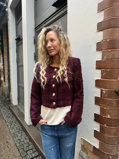 Sarah jacket vinröd