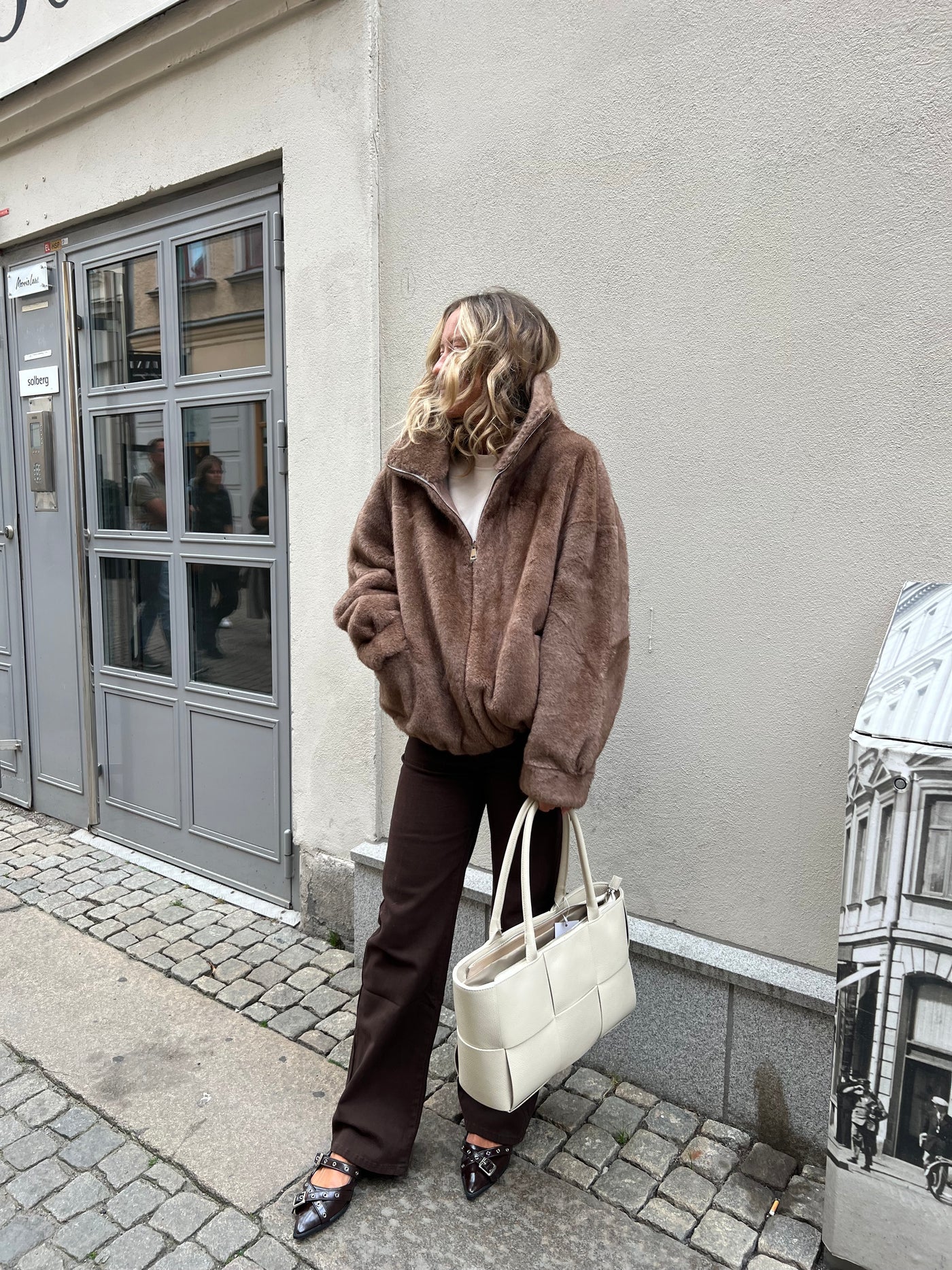 Dalia fuskpäls zip TUPE 5045