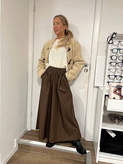 IXTAU MAXI SKIRT brun