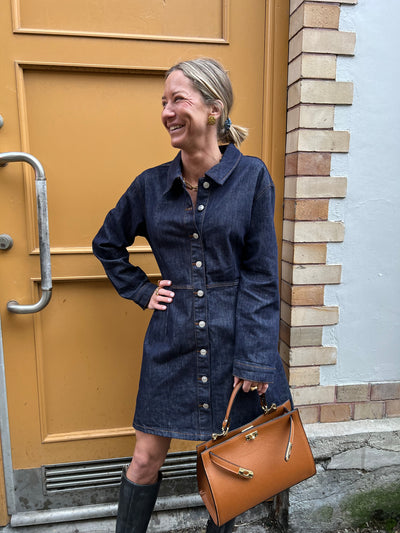 SIGRID DARK DENIM DRESS